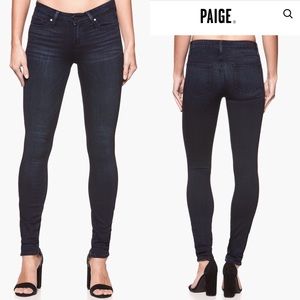 Paige Verdugo Ultra Skinny Dark Wash Jeans