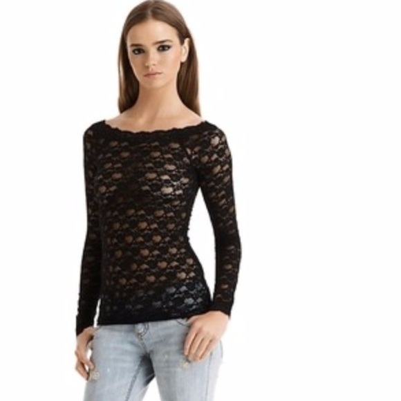 Black Lace Scandalous Long Sleeve 