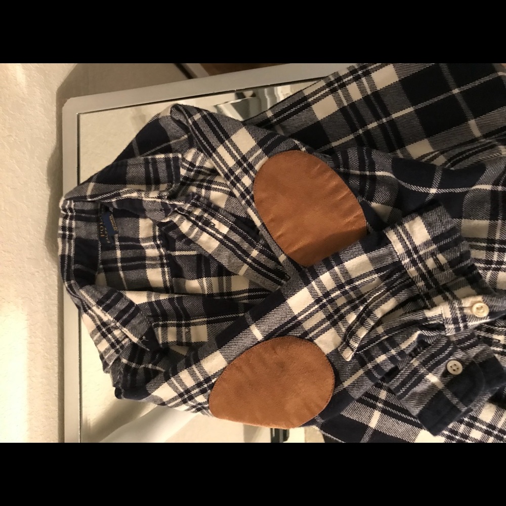 Ralph Lauren long sleeve plaid shirt