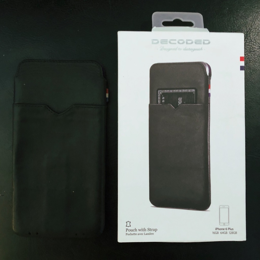 iPhone 6plus/7plus/8plus Leather Decoded Sleeve