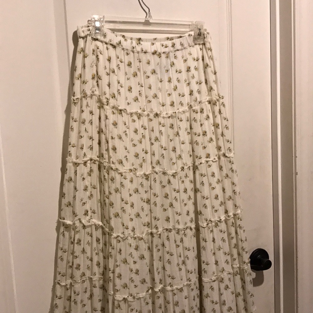 Peasant Skirt with Crochet detail