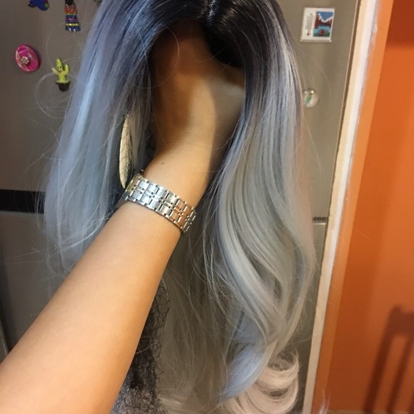 Synthetic Hair Ombré Wig - Picture 3 of 4