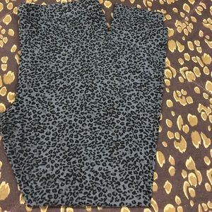 Charcoal Gray & Black Leggings