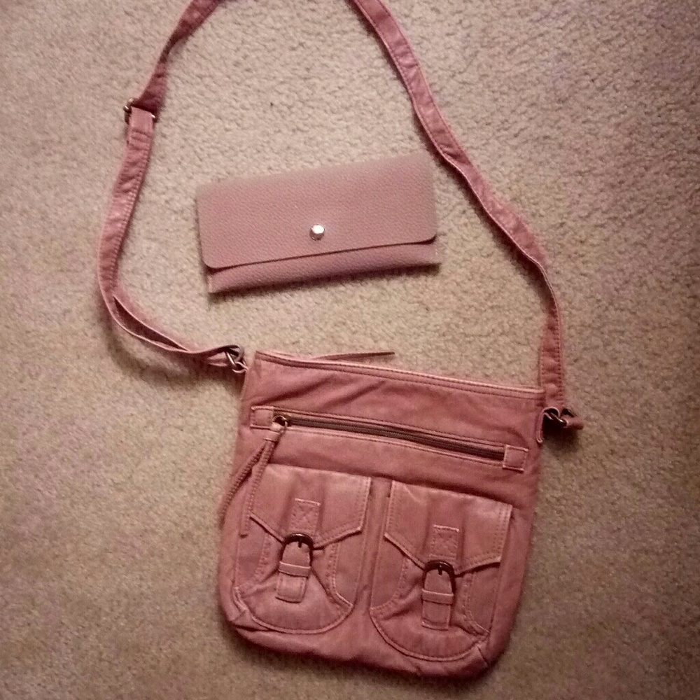 **2/$25** NEW Blush Pink Soft Purse/Wallet