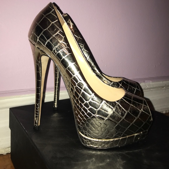 Giuseppe zanotti Sharon peep toe pumps - Picture 2 of 10