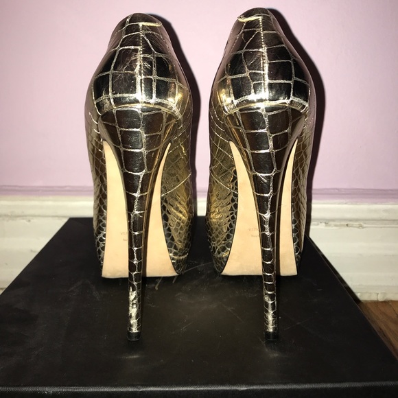 Giuseppe zanotti Sharon peep toe pumps - Picture 6 of 10