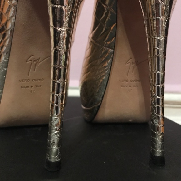 Giuseppe zanotti Sharon peep toe pumps - Picture 7 of 10