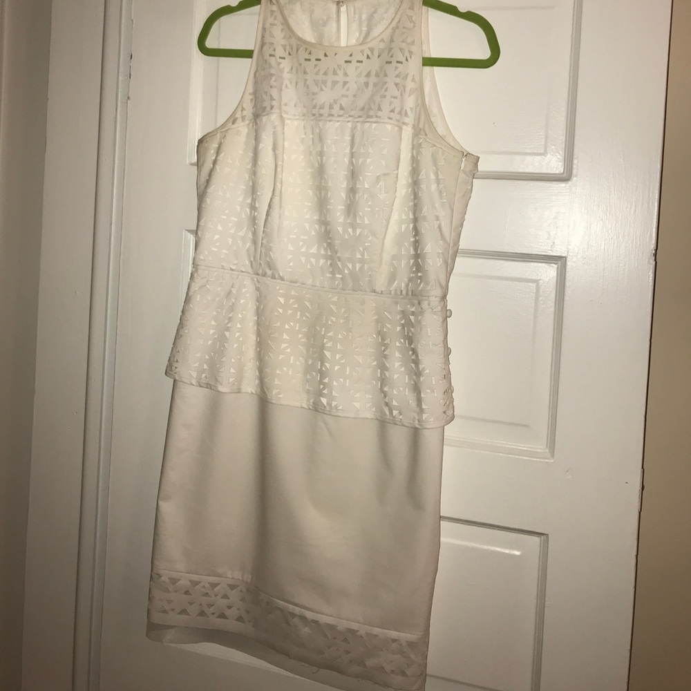 Milly - Mia Eyelet Peplum Dress size 10