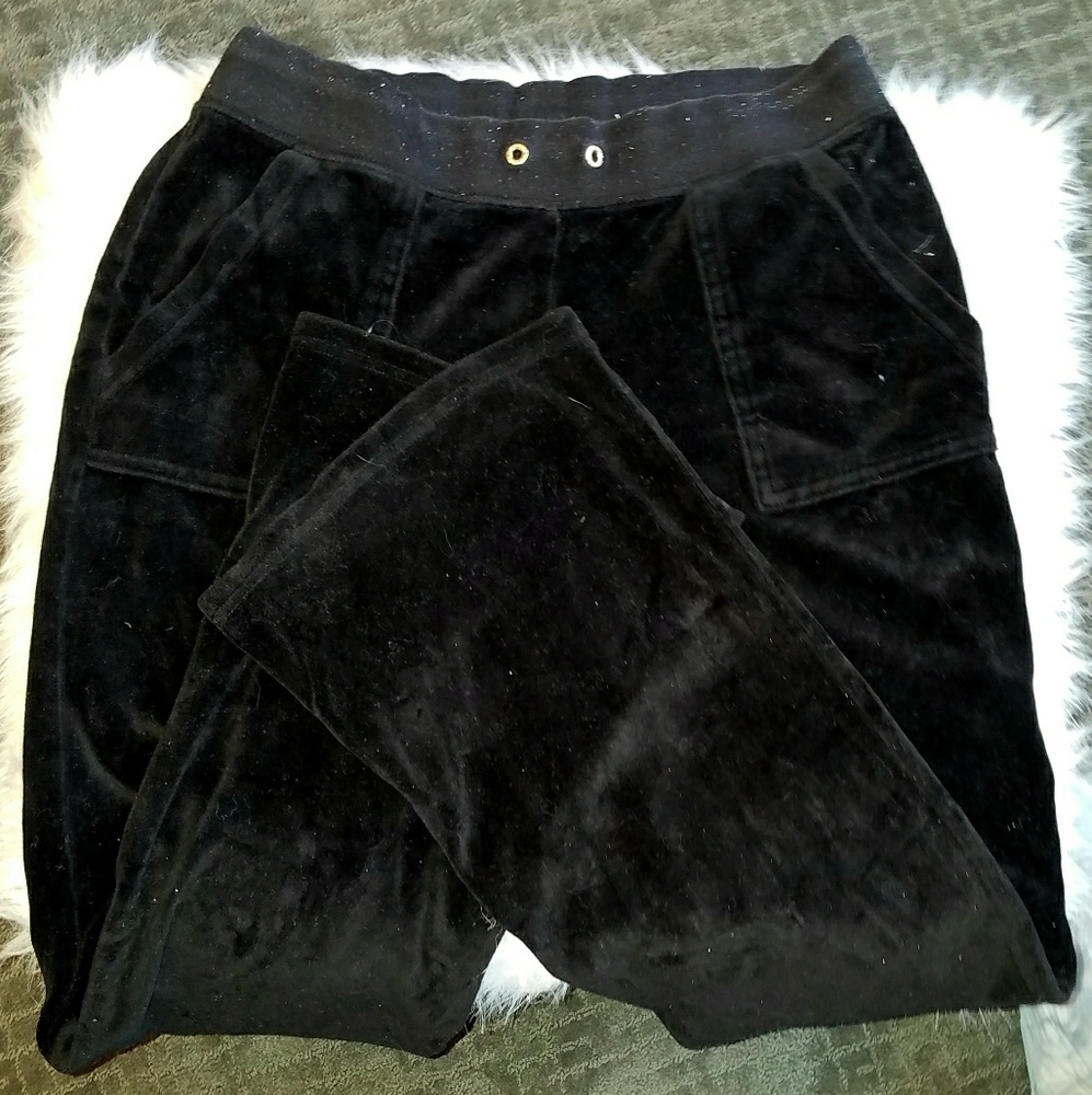 Juicy Couture Velour Sweats Black