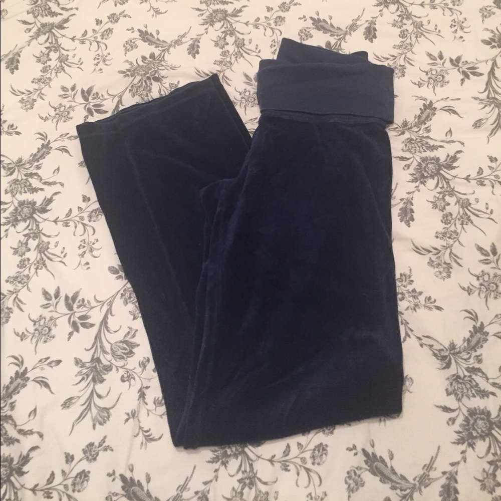Blue velvet juicy couture pants