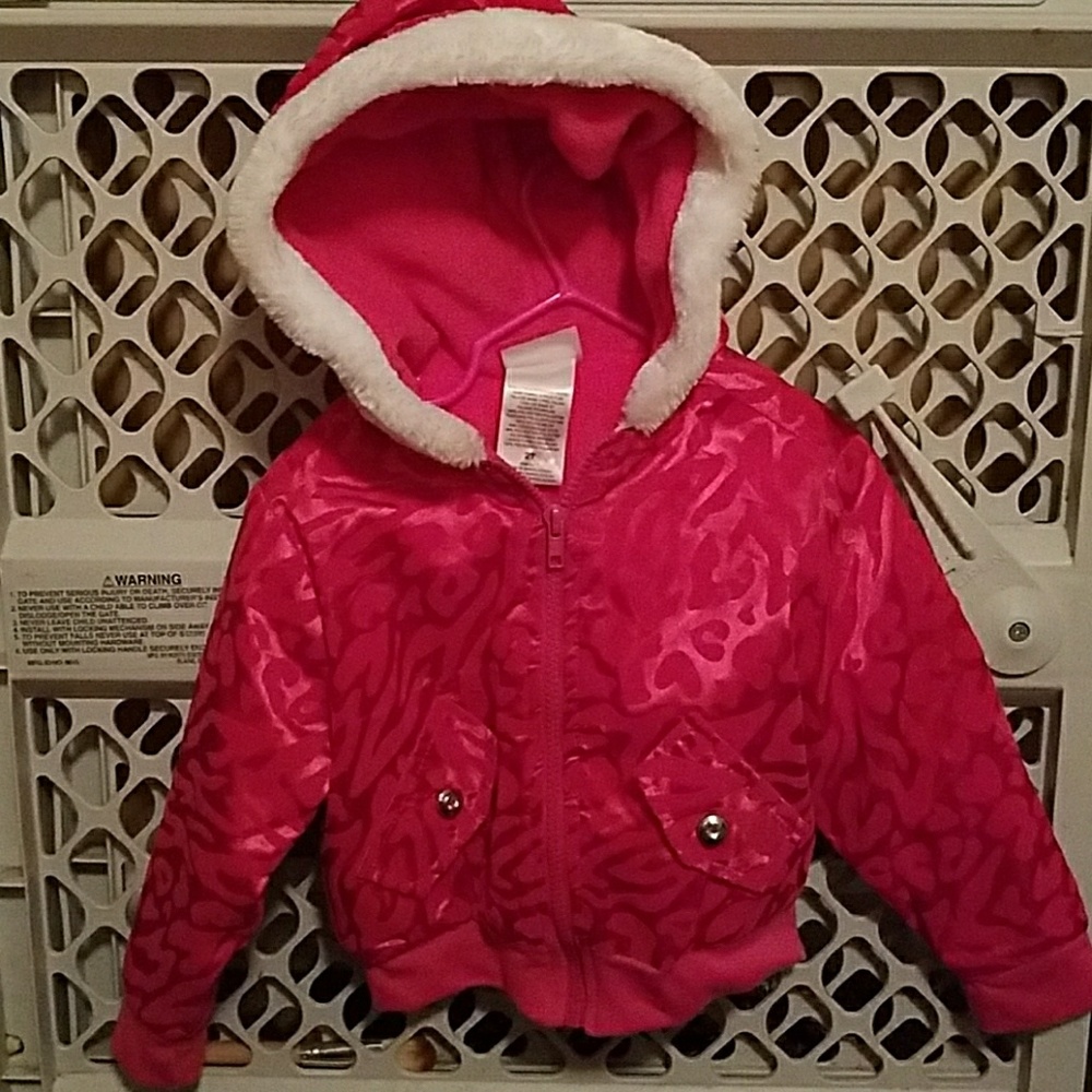 Girls Faux fur winter jacket