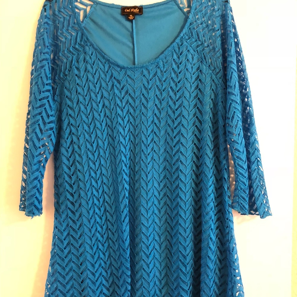 Cal Style • Blue Top