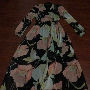 Lulus floral maxi dress