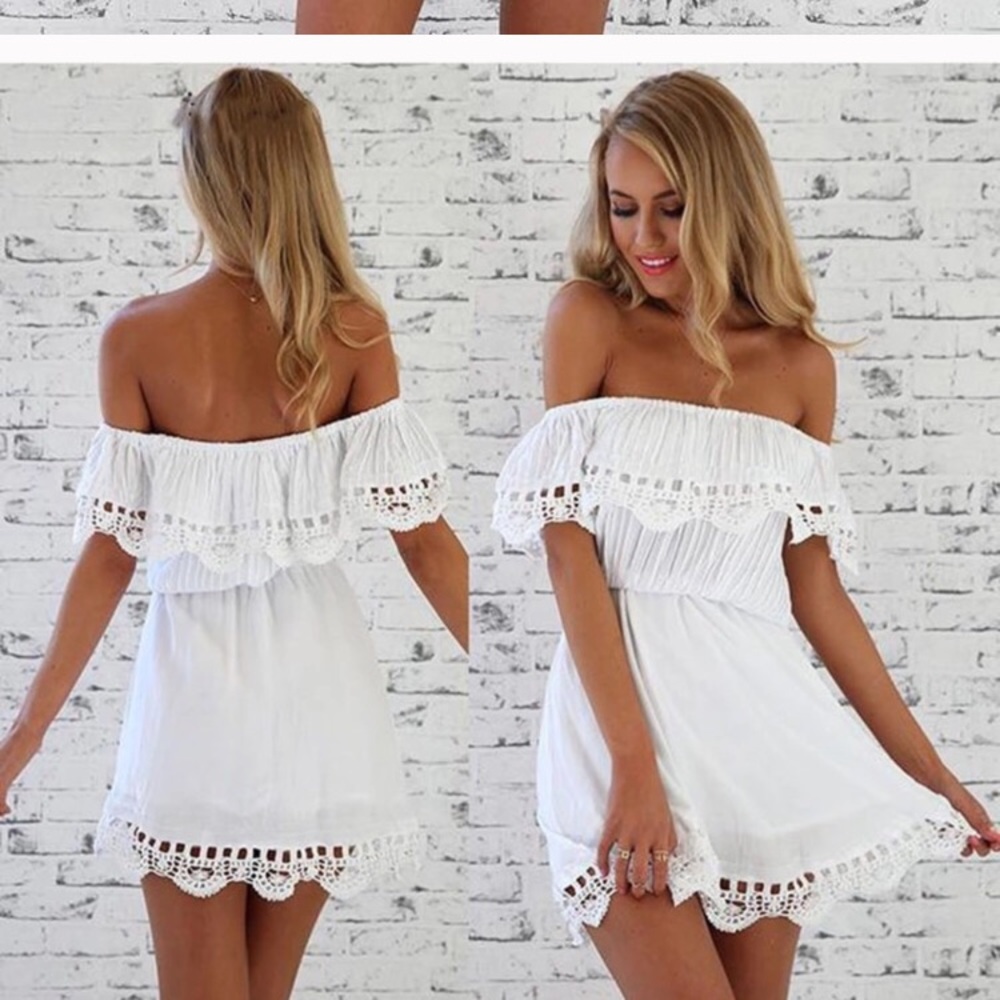 White summer dress 💕✨