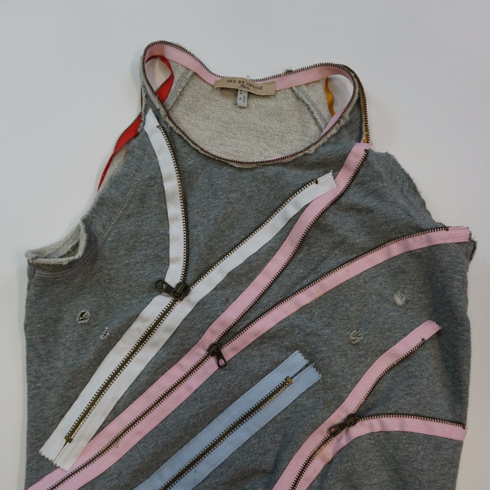 See By Chloe Zipper Top/Vest