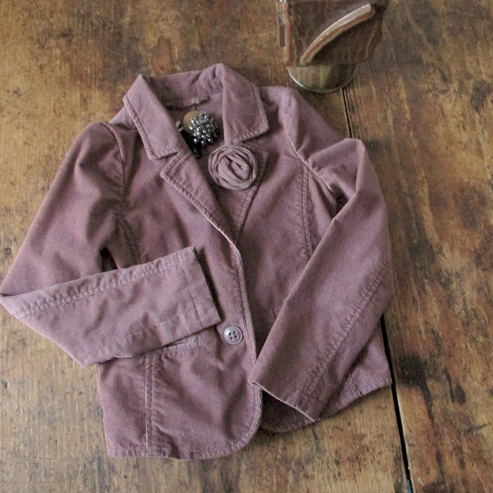 Gap Kids Corduroy Blazer, Dusty Pink