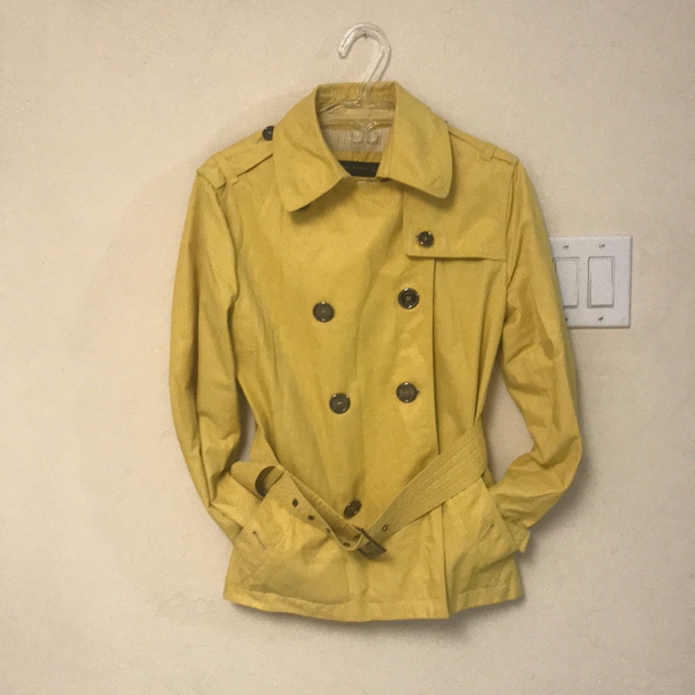 Zara Rain Coat in Yellow