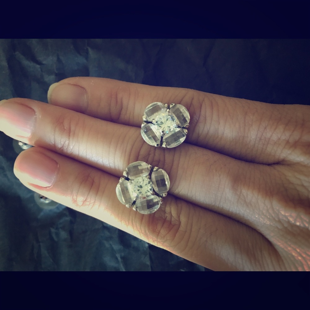 Francesca’s Collection CZ Post Earrings