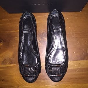 Burberry snakeskin Black Flats