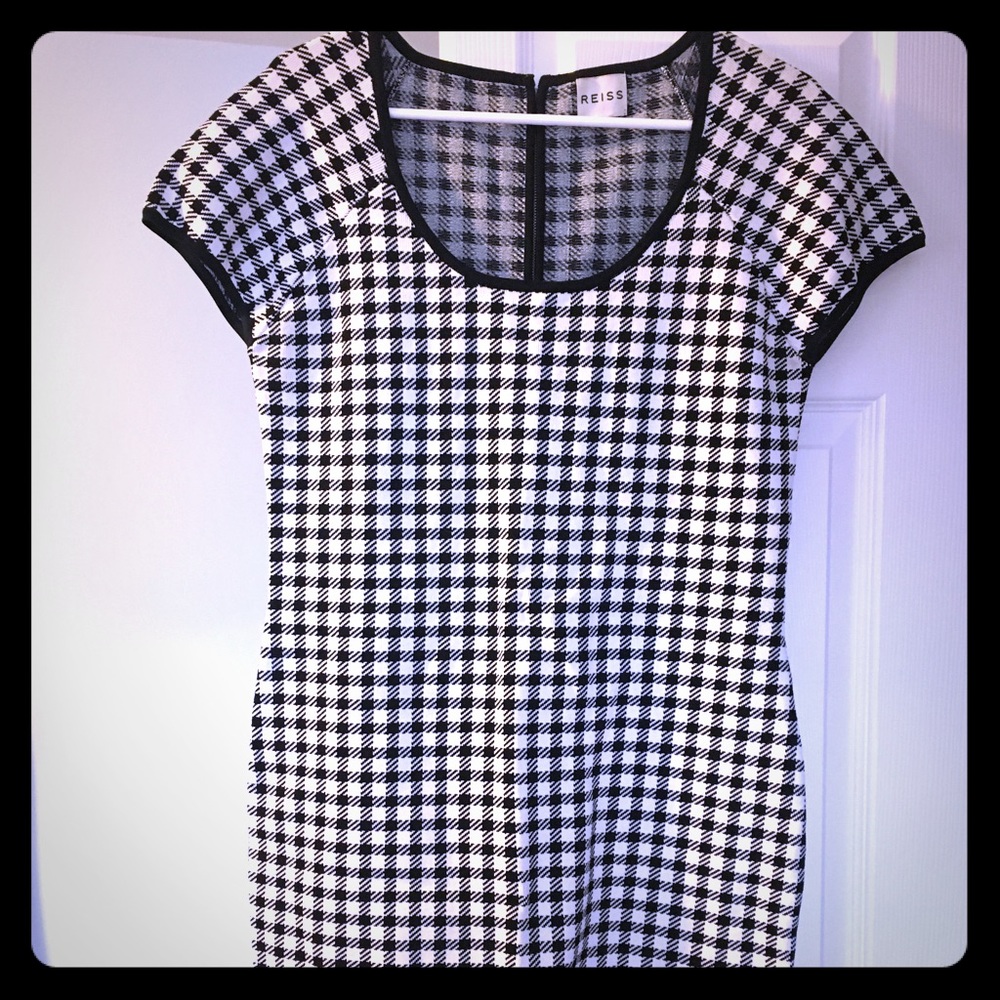 Reiss Black and White Dress