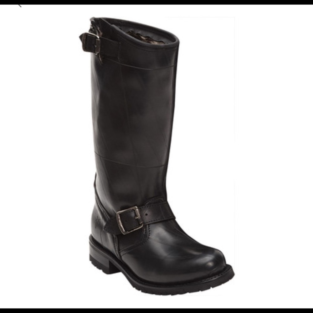 FRYE  authentic Engineer Shearling-Lined Boot - Picture 3 of 8