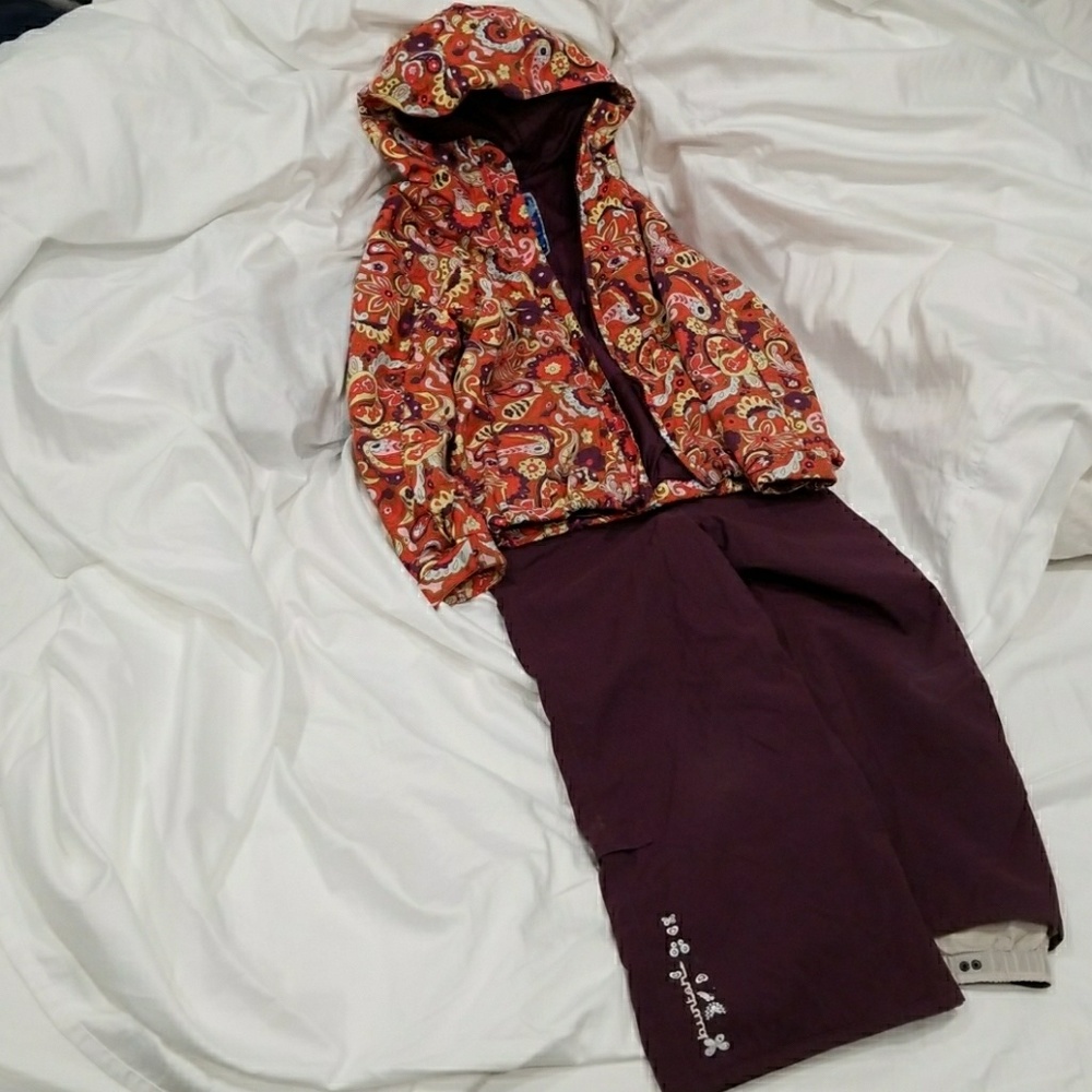 Girls Burton ski or board coat and pants