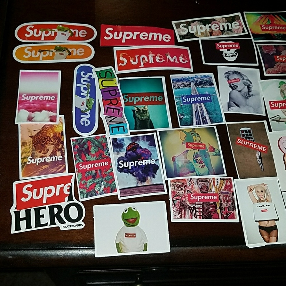 Supreme stickers pack 15