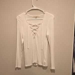 Urban outfitters long sleeve lace up