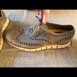 Cole Haan ZeroGrand technology grey suede MENS