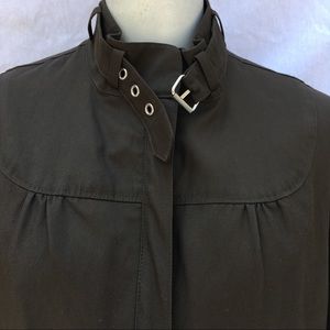 Bebe 100% Cotton Brown Zippered Women's Jacket