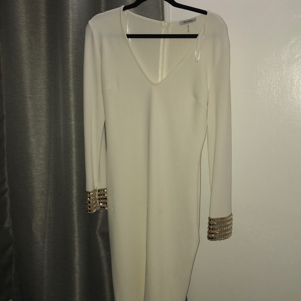Cream colored dress