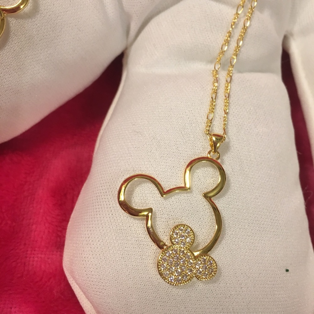 🎁 💫GWP 18K3xGP 2X 🐭 🐭 necklace & Crystals