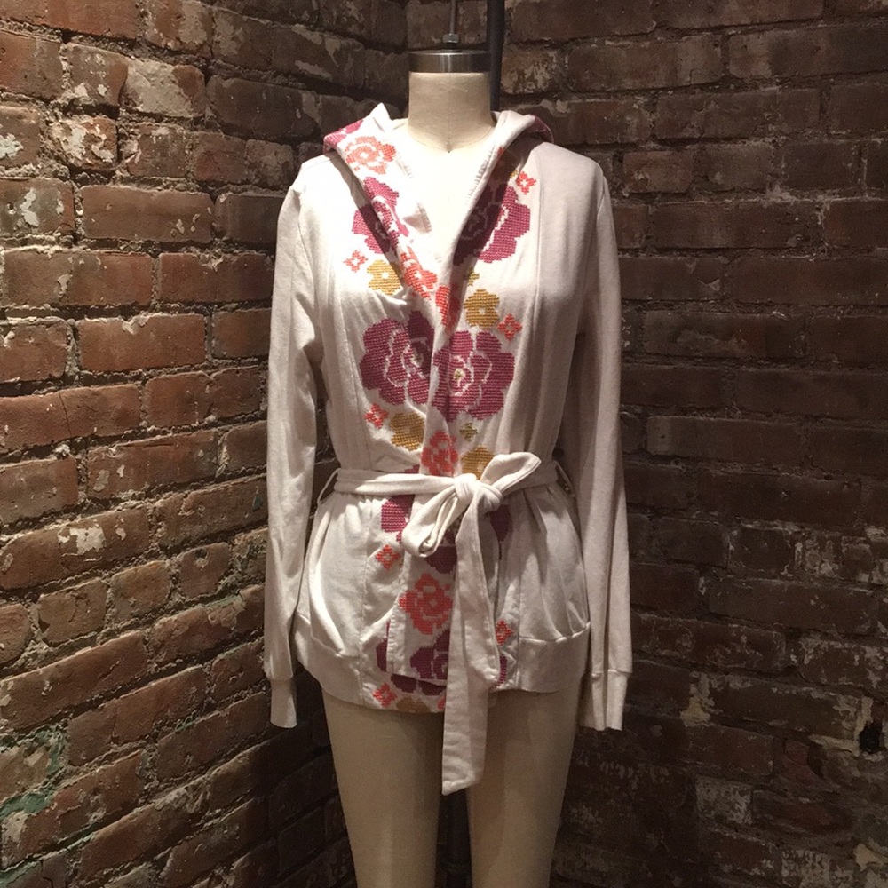 Anthropologie Embroidered Jacket
