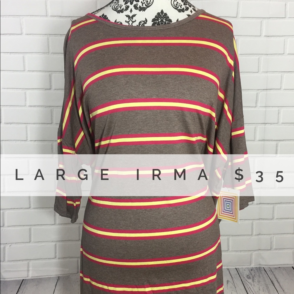 LuLaRoe Irma Shirt Large