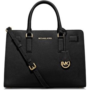 Michael Kors large Dillon tote black w/ silver