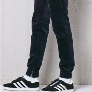 NWT PacSun Navy Velvet Jogger Pants