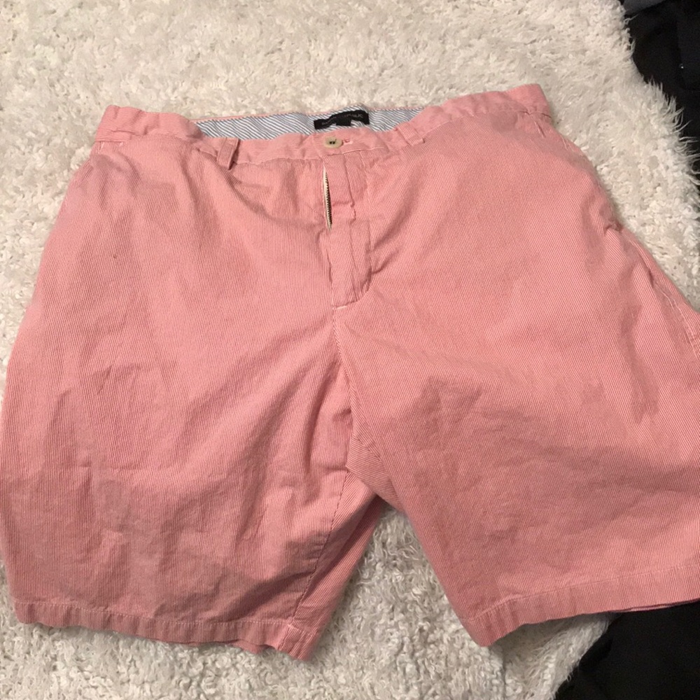Red & White Striped Shorts
