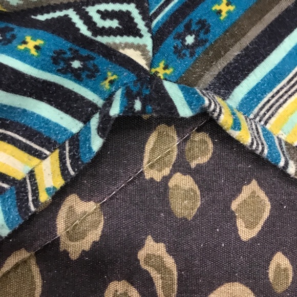 Multi-color &Multi-print Leggings - Picture 6 of 6