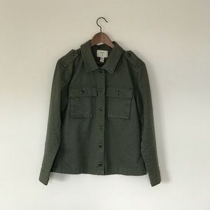 Army Green Button Up Jacket