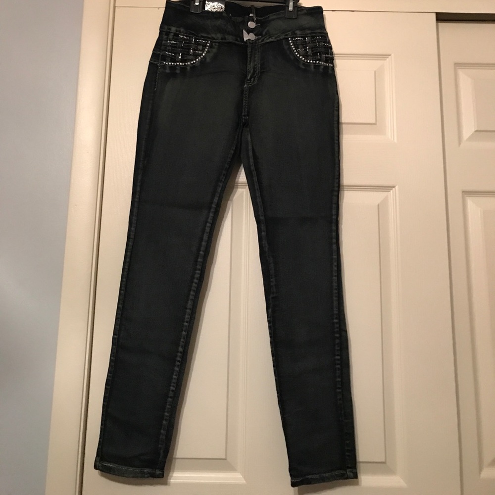 Embellished jeans