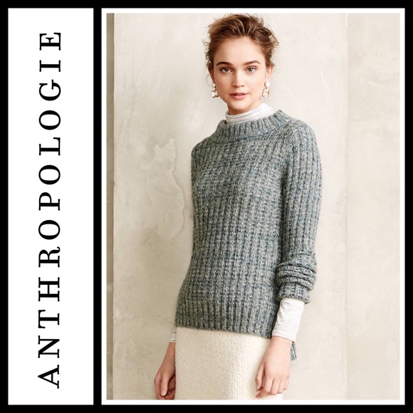 Anthropologie Sweaters - Host Pick 💕 Anthropologie Waffle Stitch Pullover