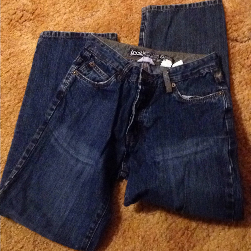 Gently worn young men's CCS skater buttonfly jeans