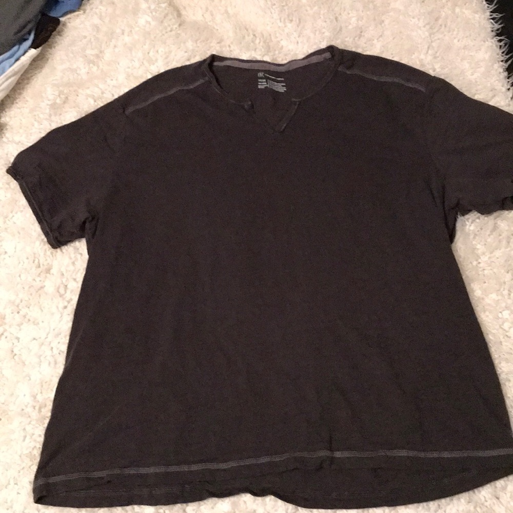 Comfy Charcoal Grey V-Neck