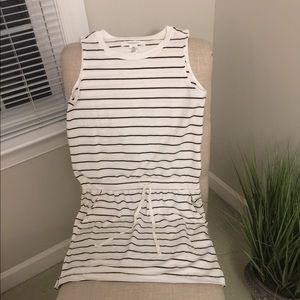 Striped sleeveless dress