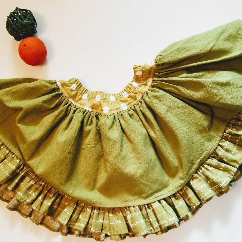 Girls Size 6 Ruffle Skirt Persnickety