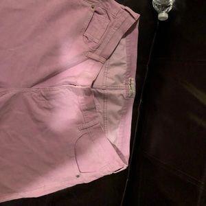 Four pairs of bright colored corduroy