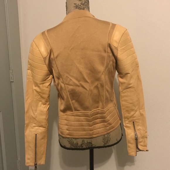 Ralph Lauren Leather Tan Jacket S - Picture 3 of 6