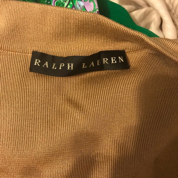 Ralph Lauren Leather Tan Jacket S - Picture 4 of 6