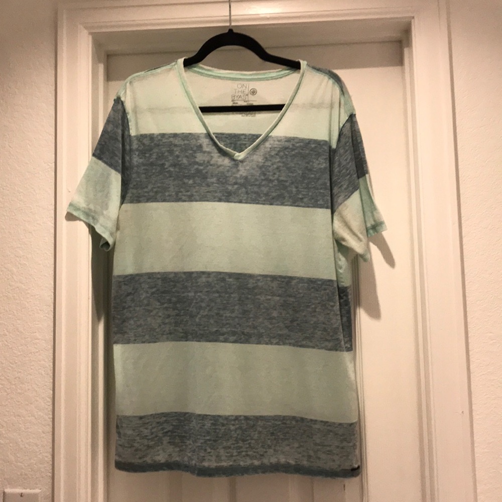 Striped V-Neck