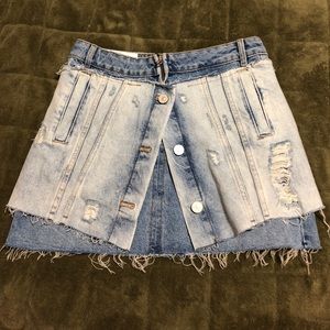 Denim skirt